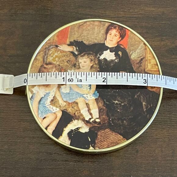 Compact Travel Double Mirror Madame Georges Charpentier and her Children - Picture 8 of 9